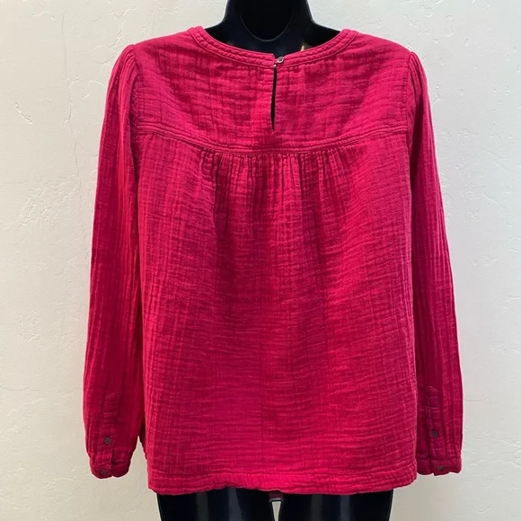 XiRENA Long Sleeve Pink Top Size S - Picture 4 of 11